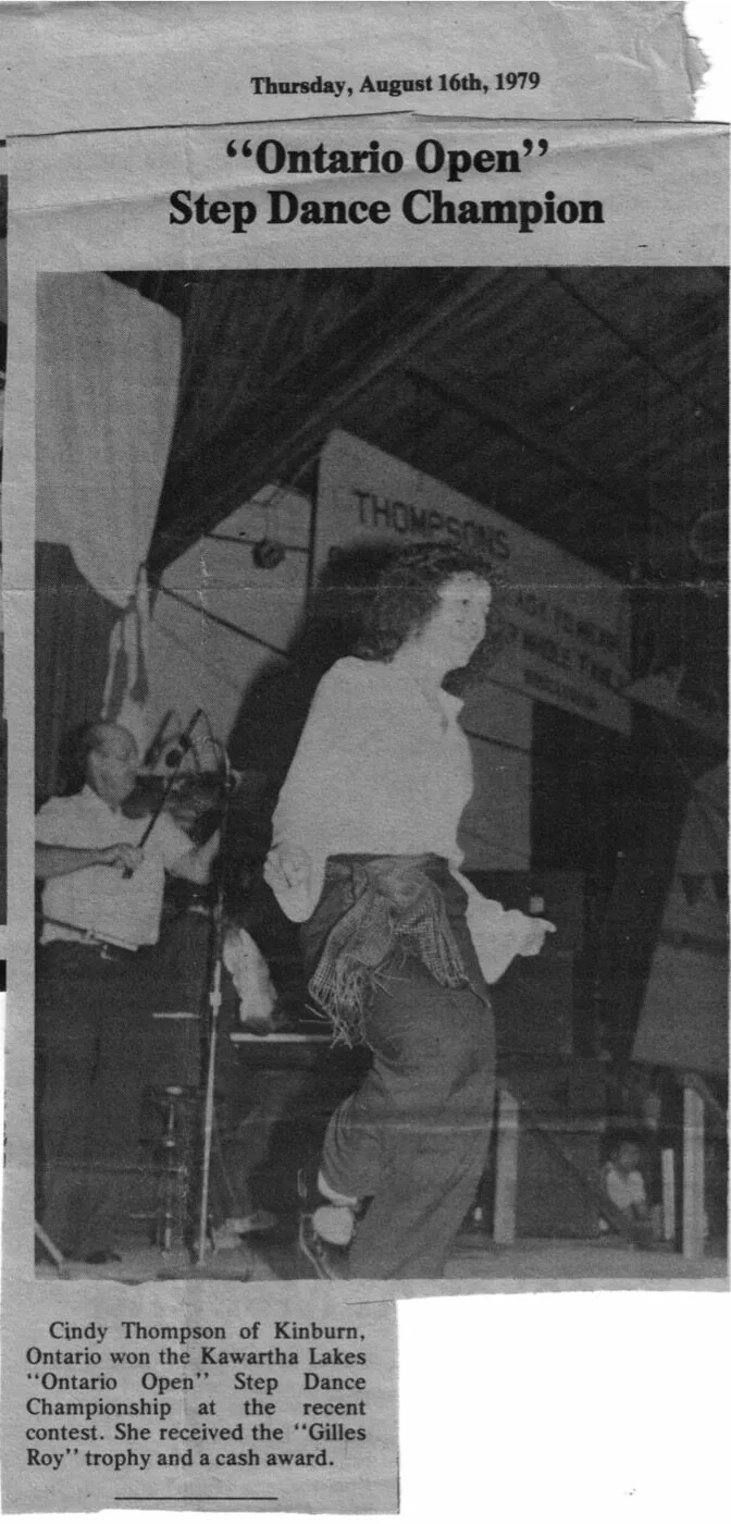 Newspaper clipping: Ontario Open Contest, Bobcaygeon 1979.